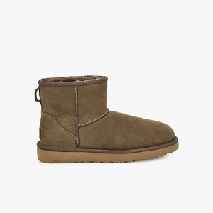 Ugg Classic Mini II Women Classic Boots Olive (9271VHGWF)